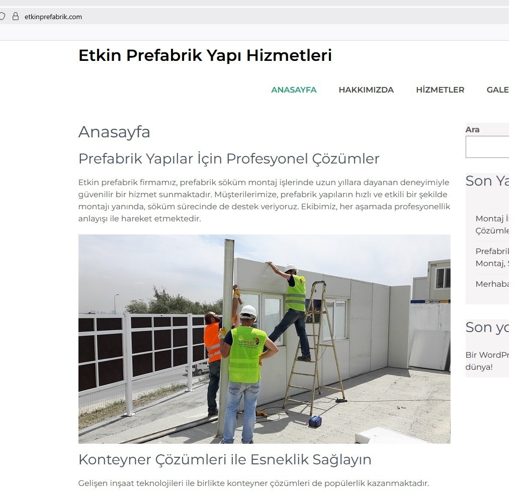 2026 Yılında Prefabrik Yapıların Geleceği: Montaj ve Mobilizasyon Çözümleri